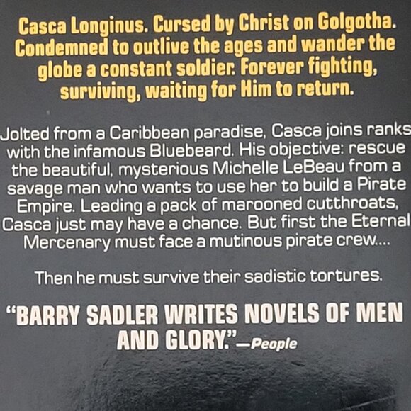 VINTAGE 1987, CASCA THE PIRATE, BY BARRY SADLER, JOVE EDITION!!! - Picture 2 of 2